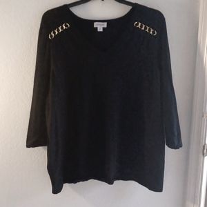 Avenue Black Sweater